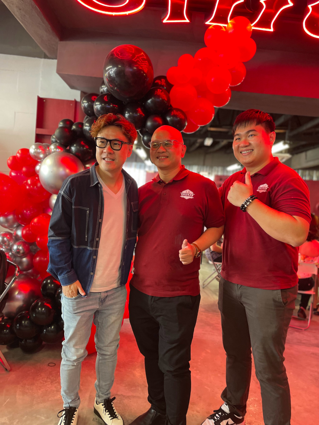 Local Malaysian Artist and Entrepreneur Jeff Chin with the Founders