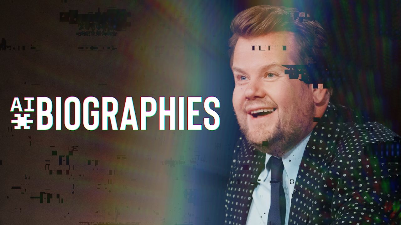 Episode 1 of AI Biographies will be with James Corden