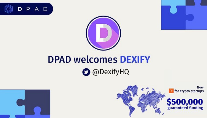 Dexify onboarded onto the DPAD Finance incubator