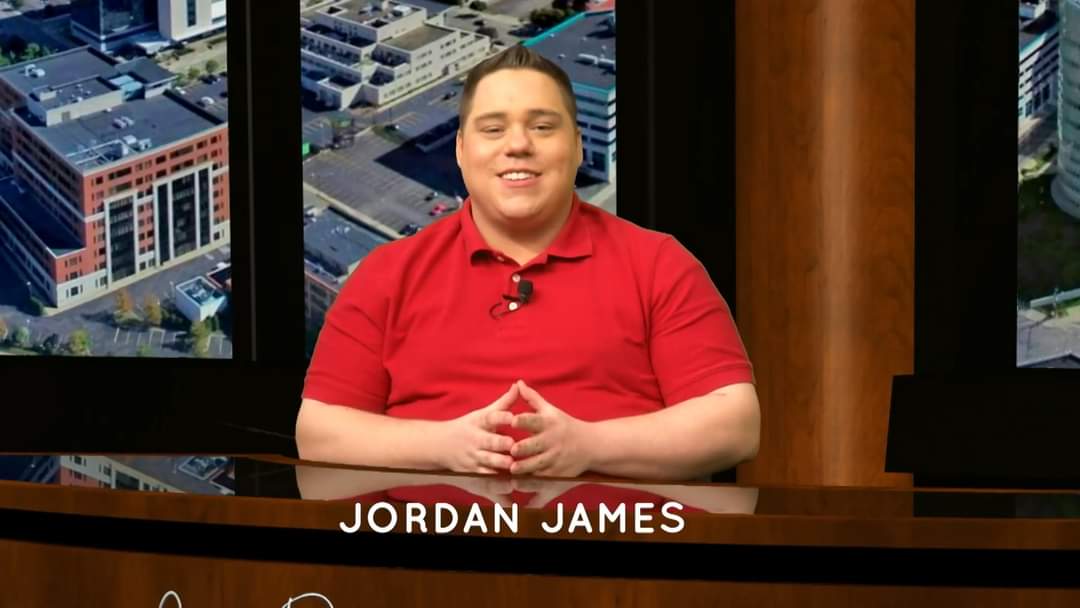 Jordan James on set of Good Deeds Buffalo