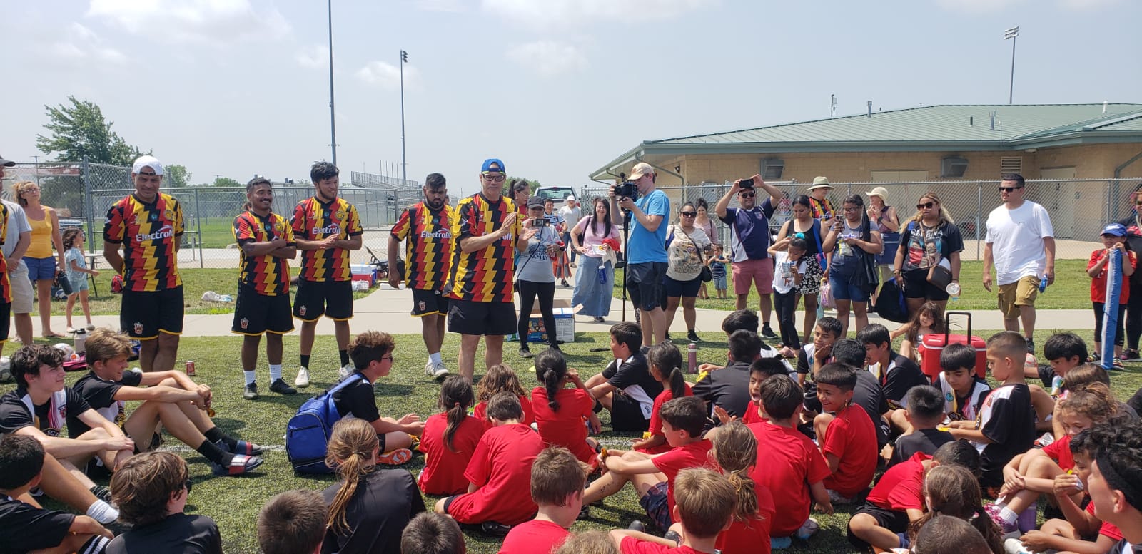 Antonio Soave and Other Coaches at the Soccer Camp on June 24th in KC