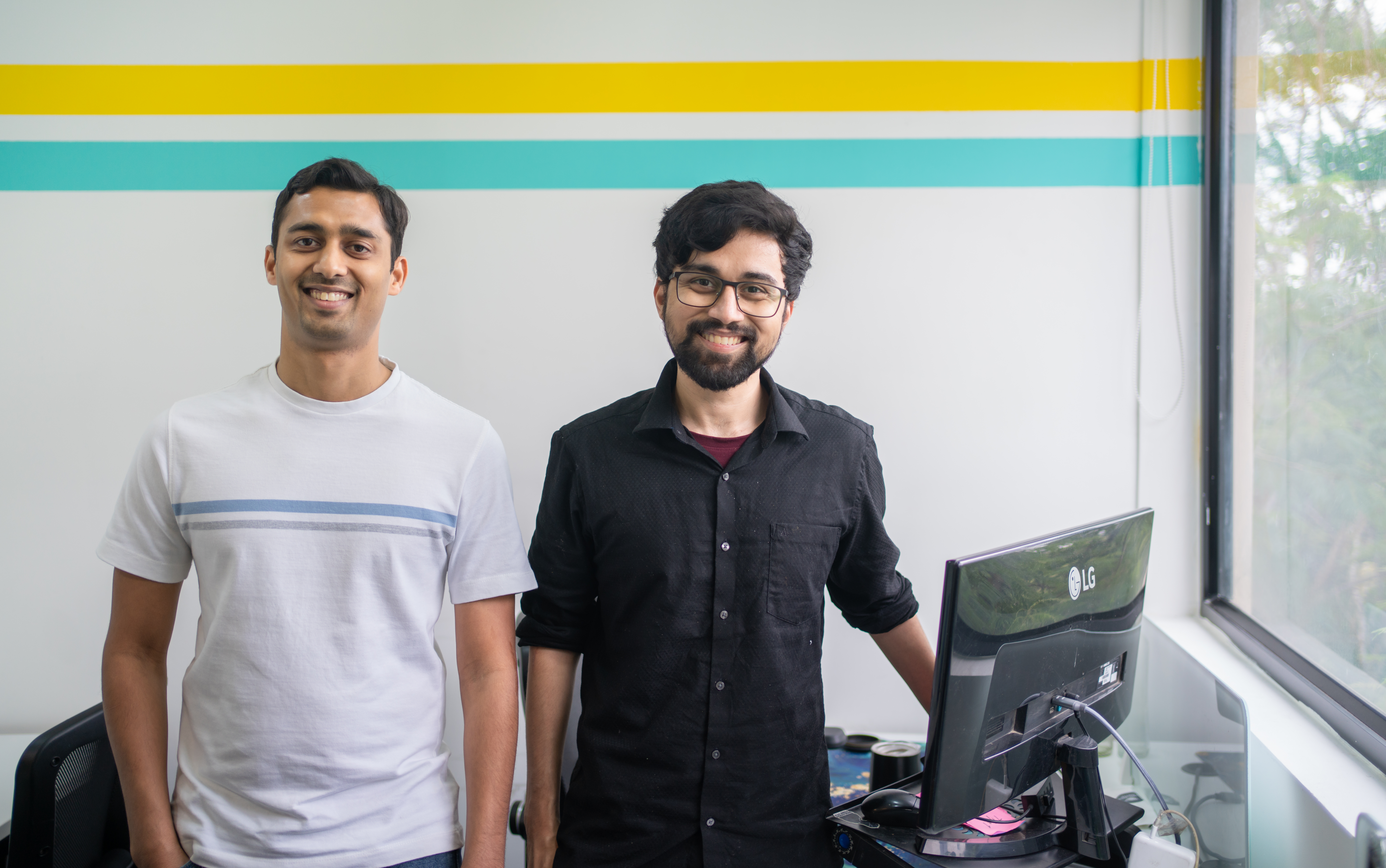 Kidovo founders: (L to R) Sameer Goyal and Rahul Bhatnagar.