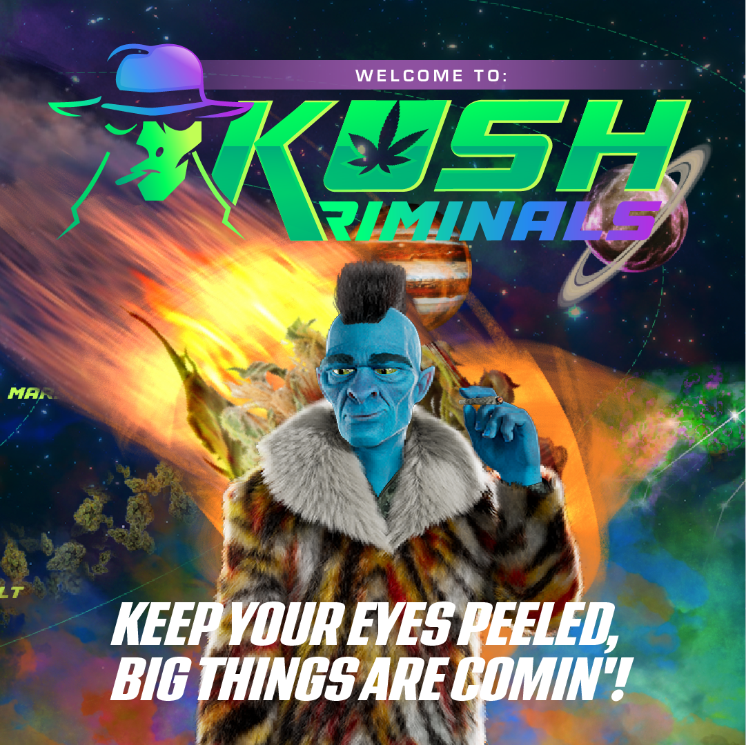 Dive into the immersive universe of Kush Kriminals: where digital art, music, and cannabis culture collide in a groundbreaking fusion.