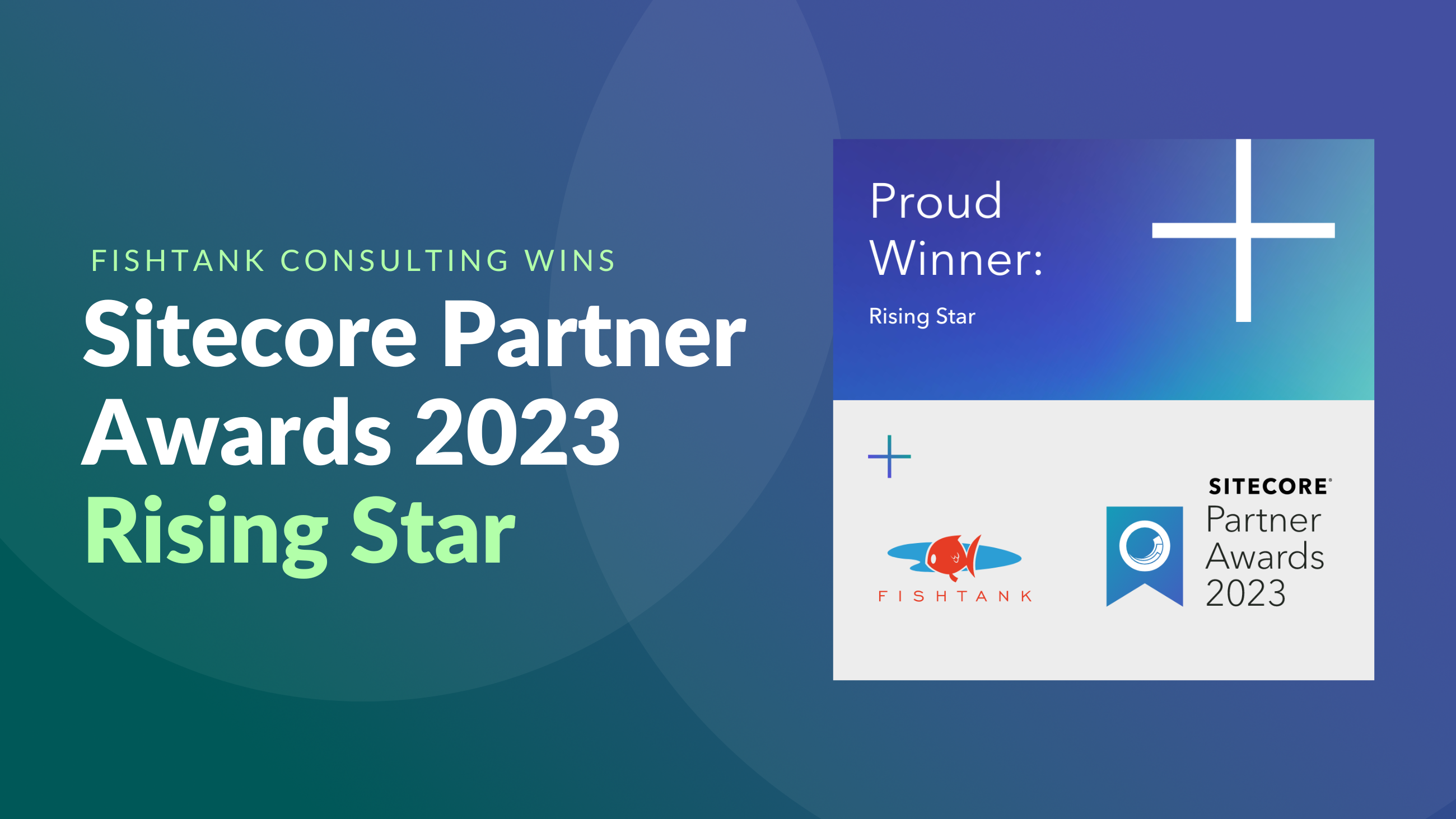 Sitecore Partner Award 2023 Fishtank Rising Star