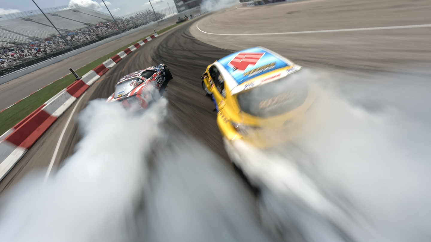 GoPro becomes the Official Action Camera Partner of Formula DRIFT. The latest GoPro cameras are being used by the series to capture footage for its event livestream and to create the GoPro Chase for the Championship video series