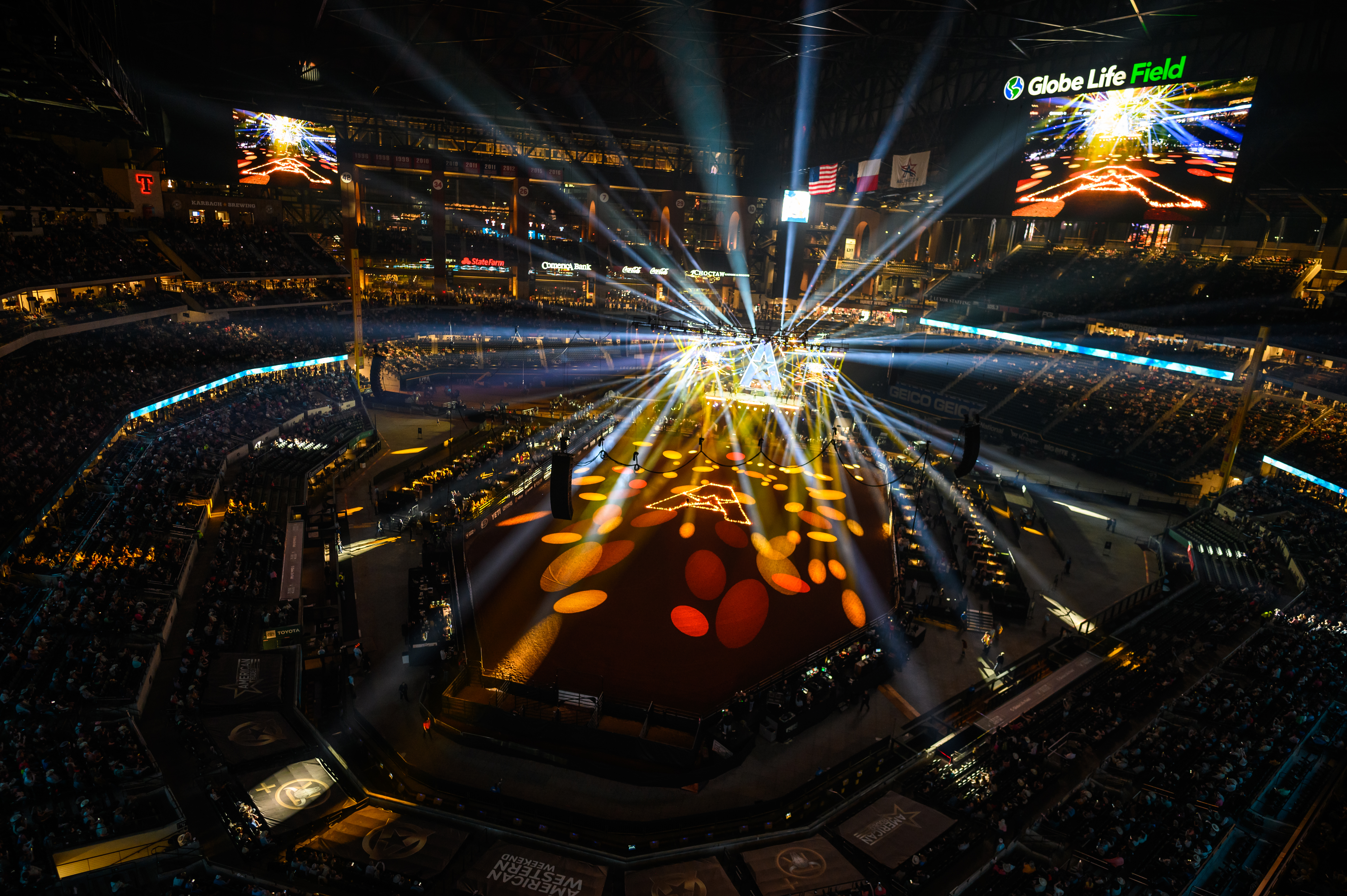 Opening Ceremony for The American Western Weekend at Globe Life Field in Arlington, TX on March 10, 2023. Photo Credit: Michael Clark