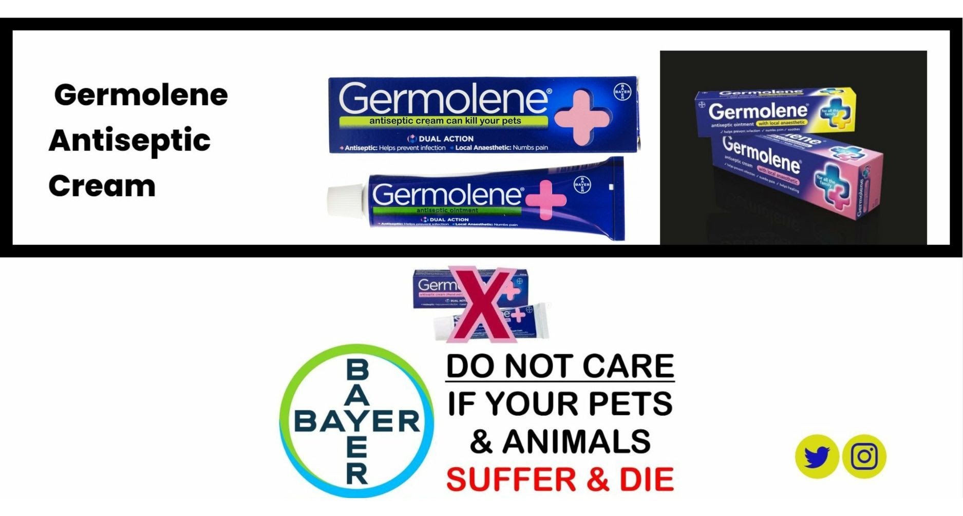 GERMOLENE CAN MAIM AND KILL YOUR PETS