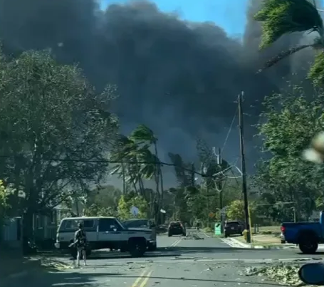 Wildfire in Maui