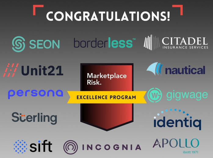 Marketplace Risk Solution Provider Excellence Program Honorees