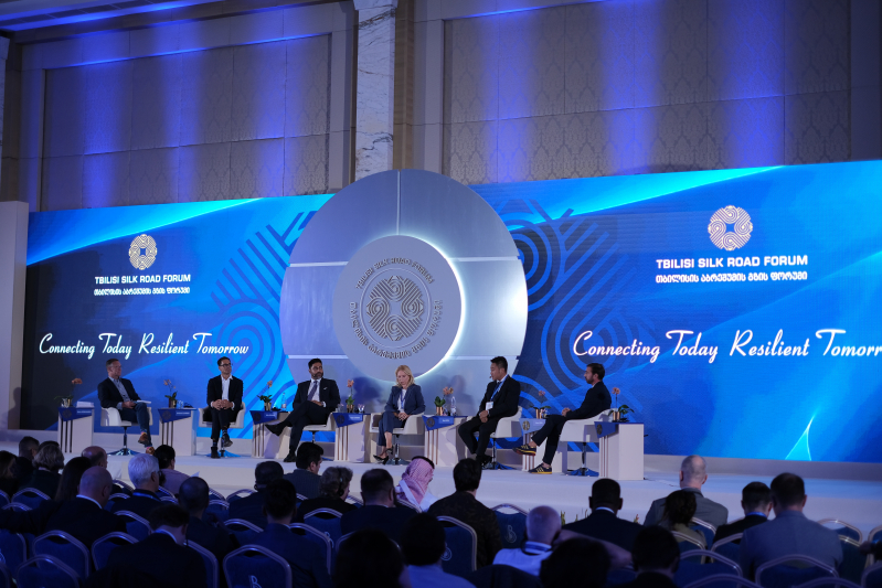 Picture 1: Ben Zhou, Co-founder and CEO of Bybit, seated second from the right, shared insights on the future of fintech and cryptocurrency at the 4th Tbilisi Silk Road Forum