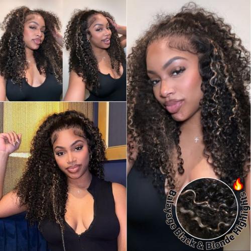 highlight 4c curly wig