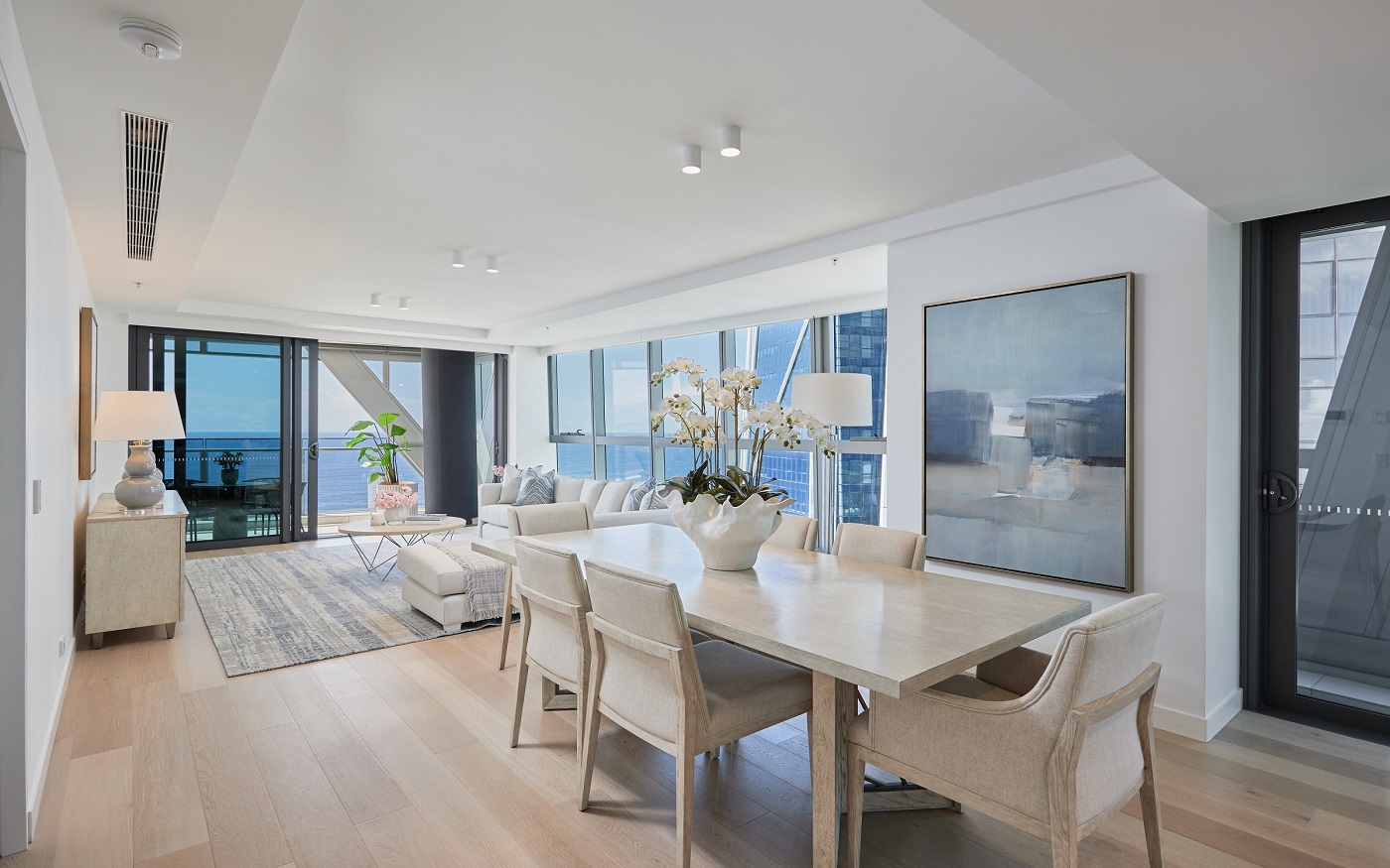 The variety of bespoke apartment are on display at Jewel Private Residences Gold Coast Australia