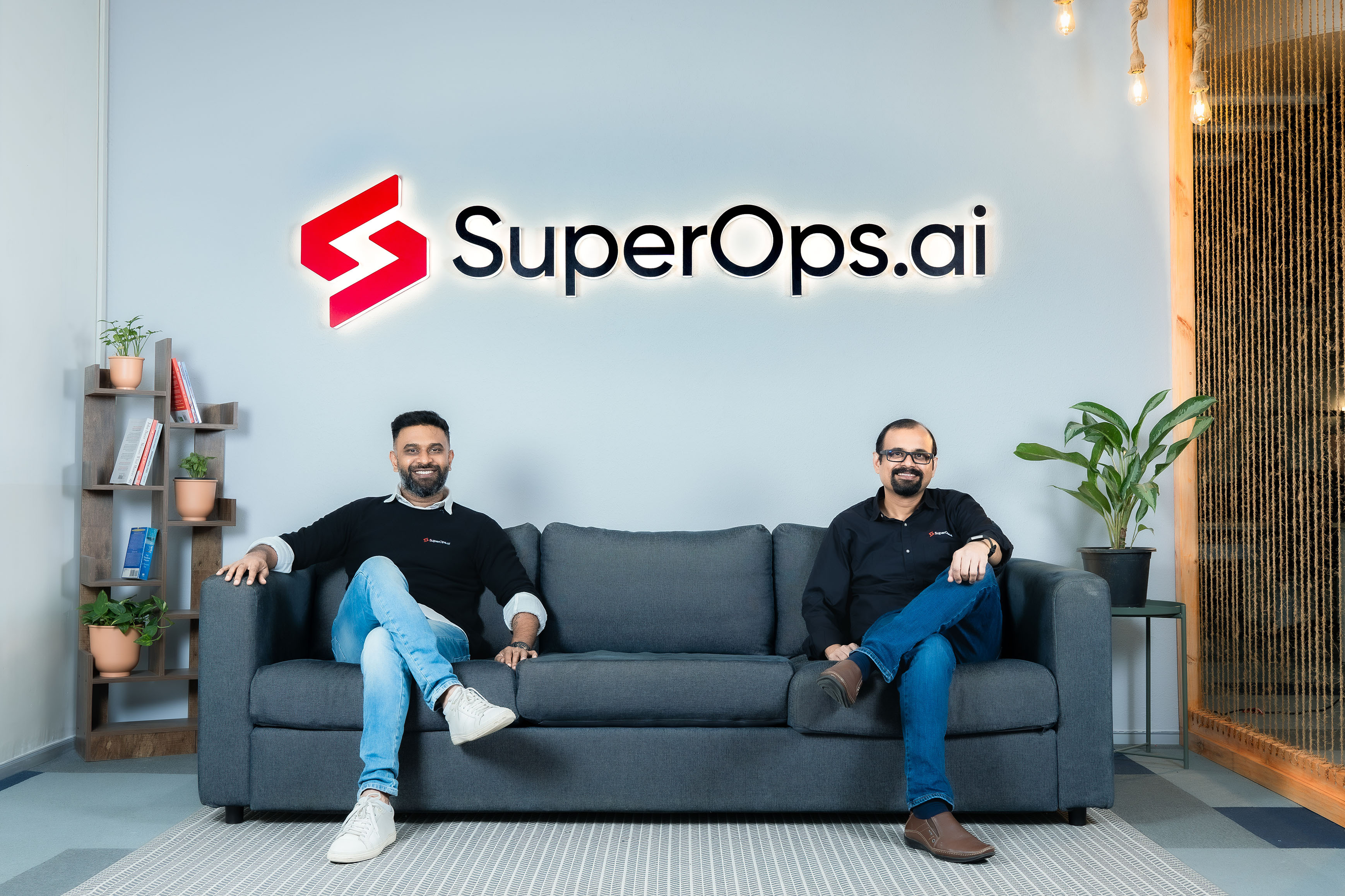 SuperOps.ai founders: (L to R) Arvind Parthiban and Jaykumar Karumbasalam.