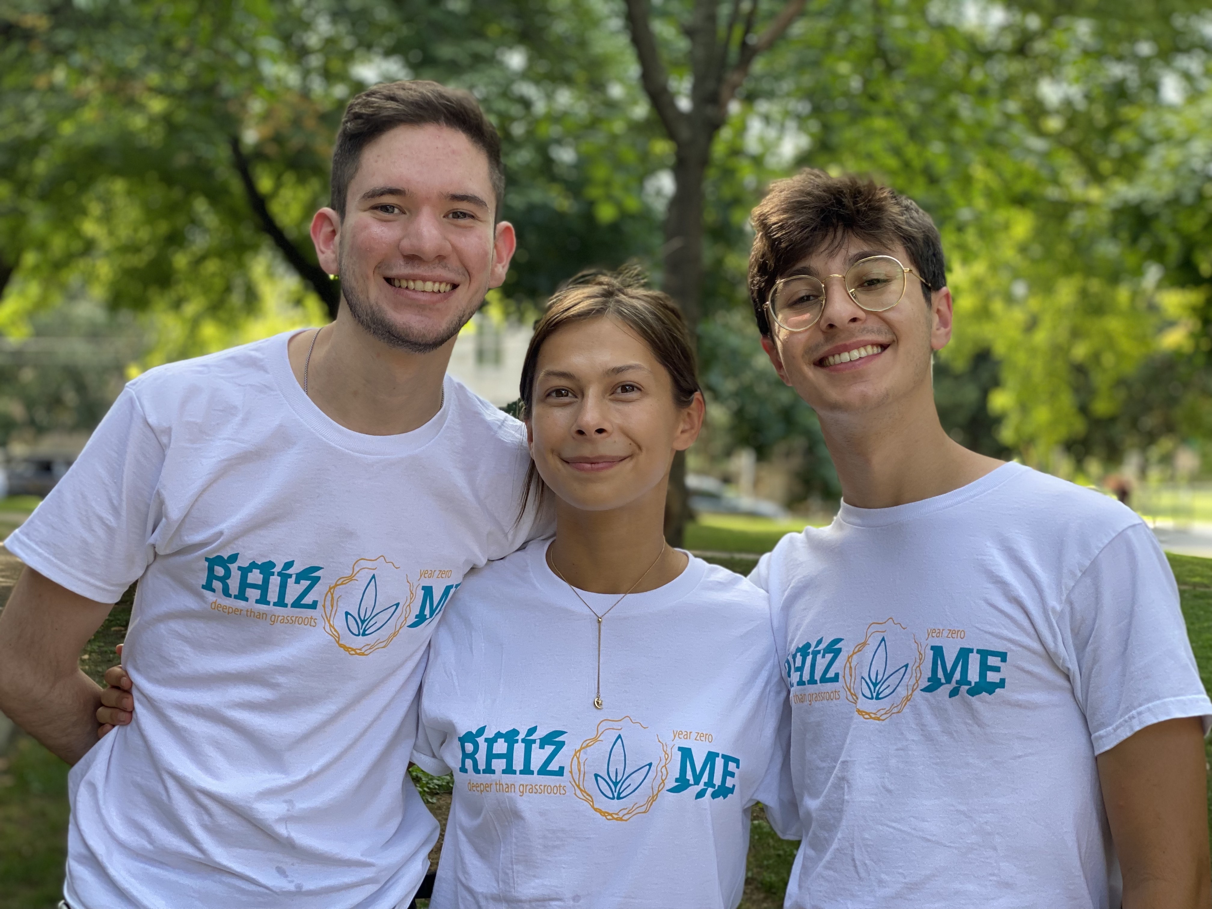 Three of Rhizome&#39;s 90 Co-founders_left-to-right: Samuel Morales, Erin Barry, Adrian Lopez_photo credit: Rhizome