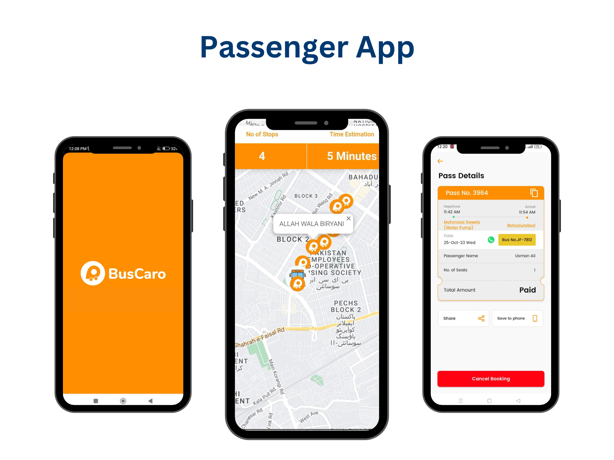 BusCaro Passenger App