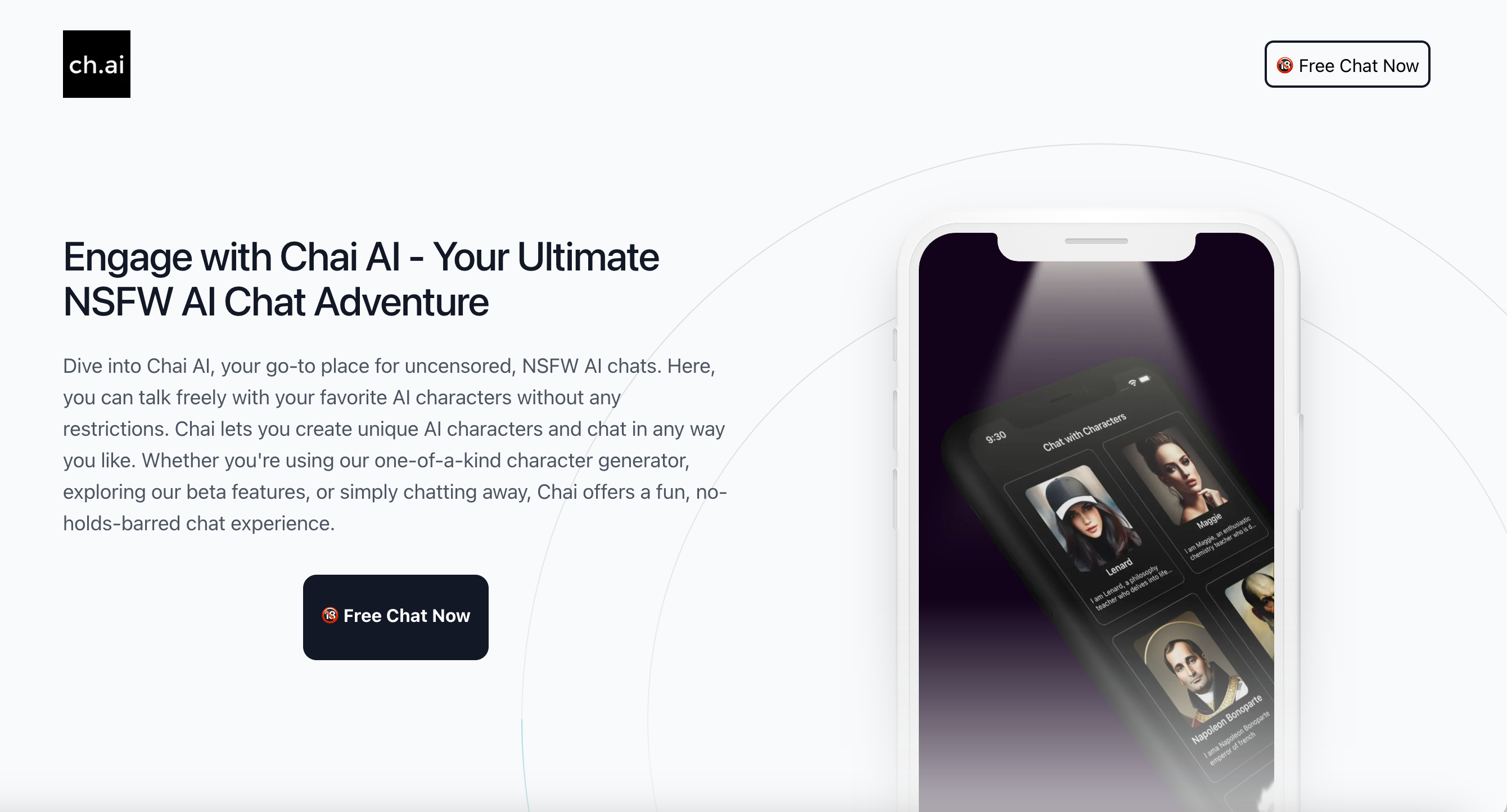 Chai AI: A Strong Contender in NSFW Chatbot Offerings