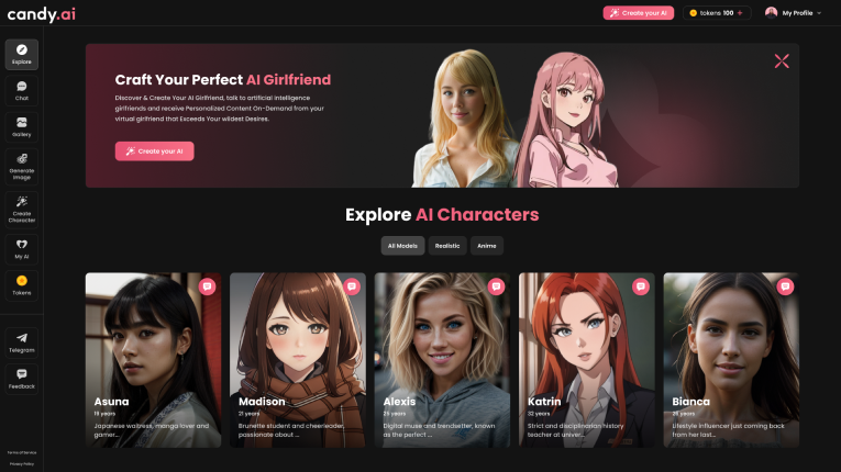 The Fastest-Growing AI girlfriend App with NSFW Chat