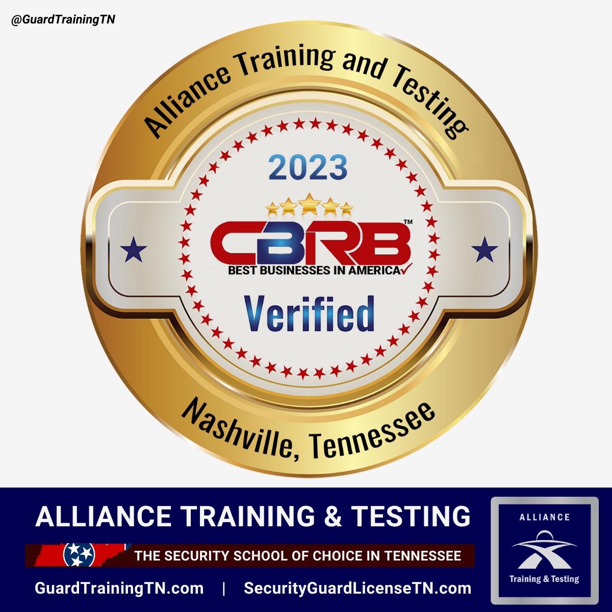 Alliance Training and Testing Named Best Business in North America for Security Guard License Traini