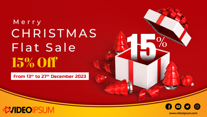 Merry Christmas Flat Sale 15 Off