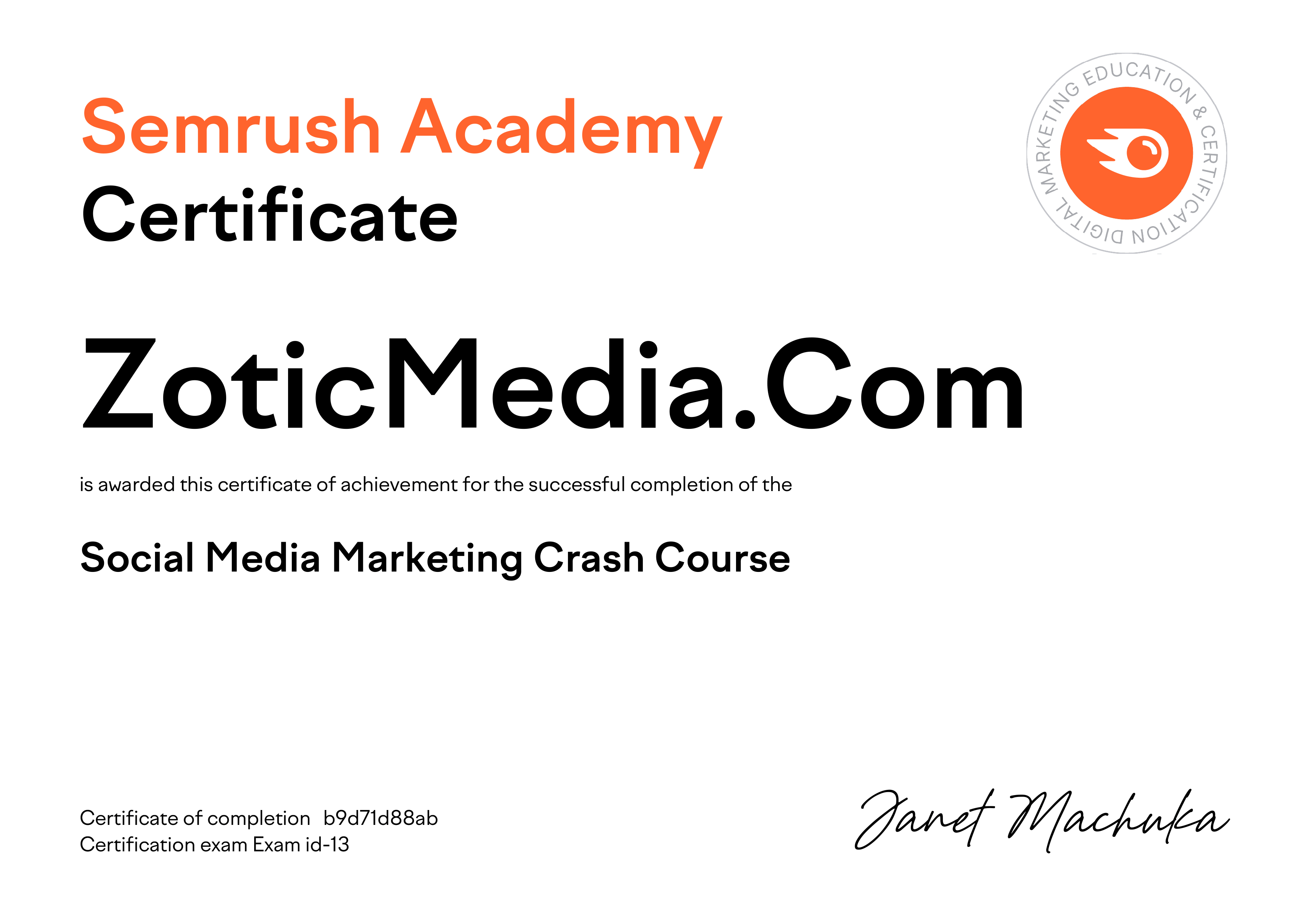 Social Media Marketing Crash Course Semrush Academy