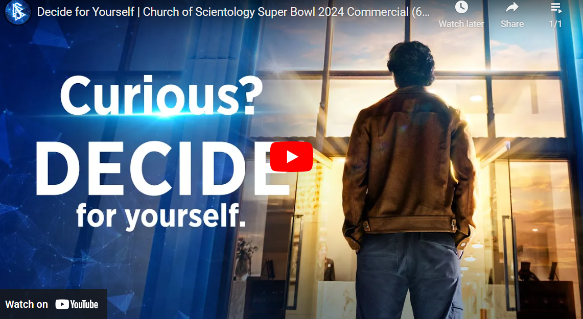 Church of Scientology Nashville Excited to Share News of Special Super Bowl LVI Ad