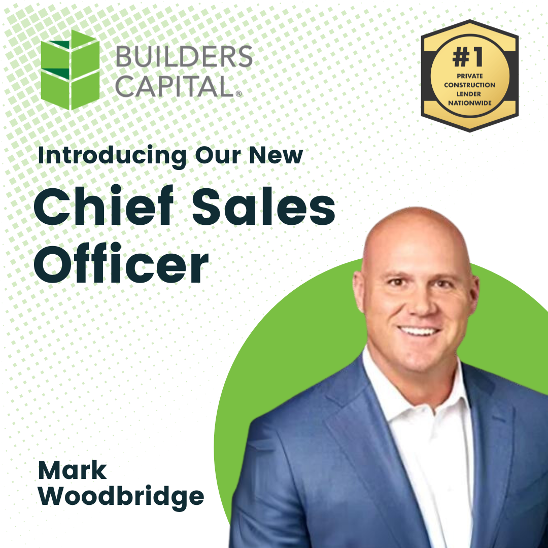Builders Capital Chief Sales Officer Mark Woodbridge