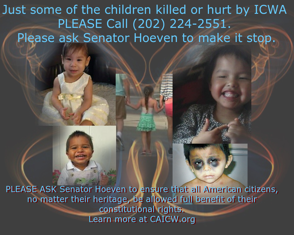 Children killed or hurt as a result of the ICWA