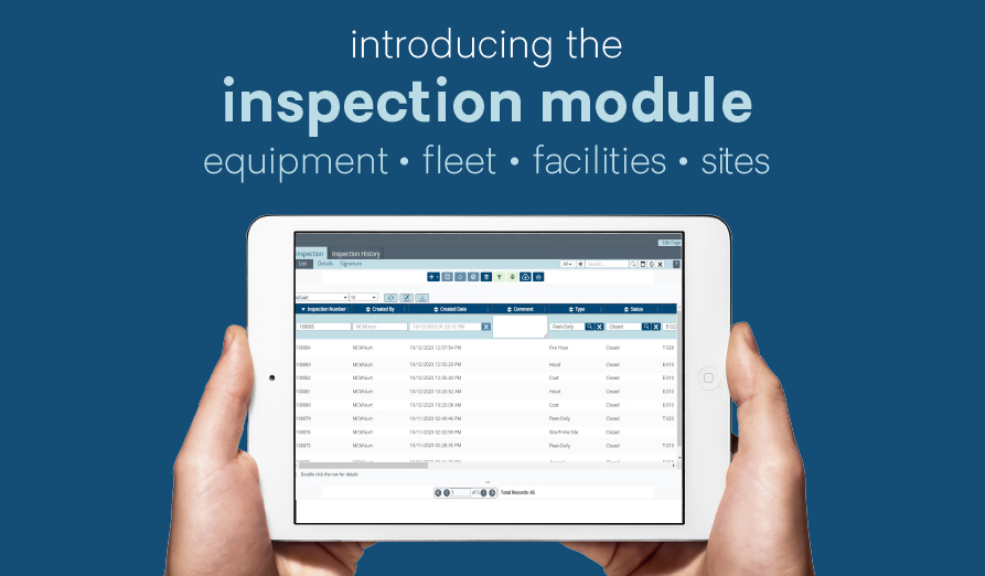 Inspections module from Mcmtech