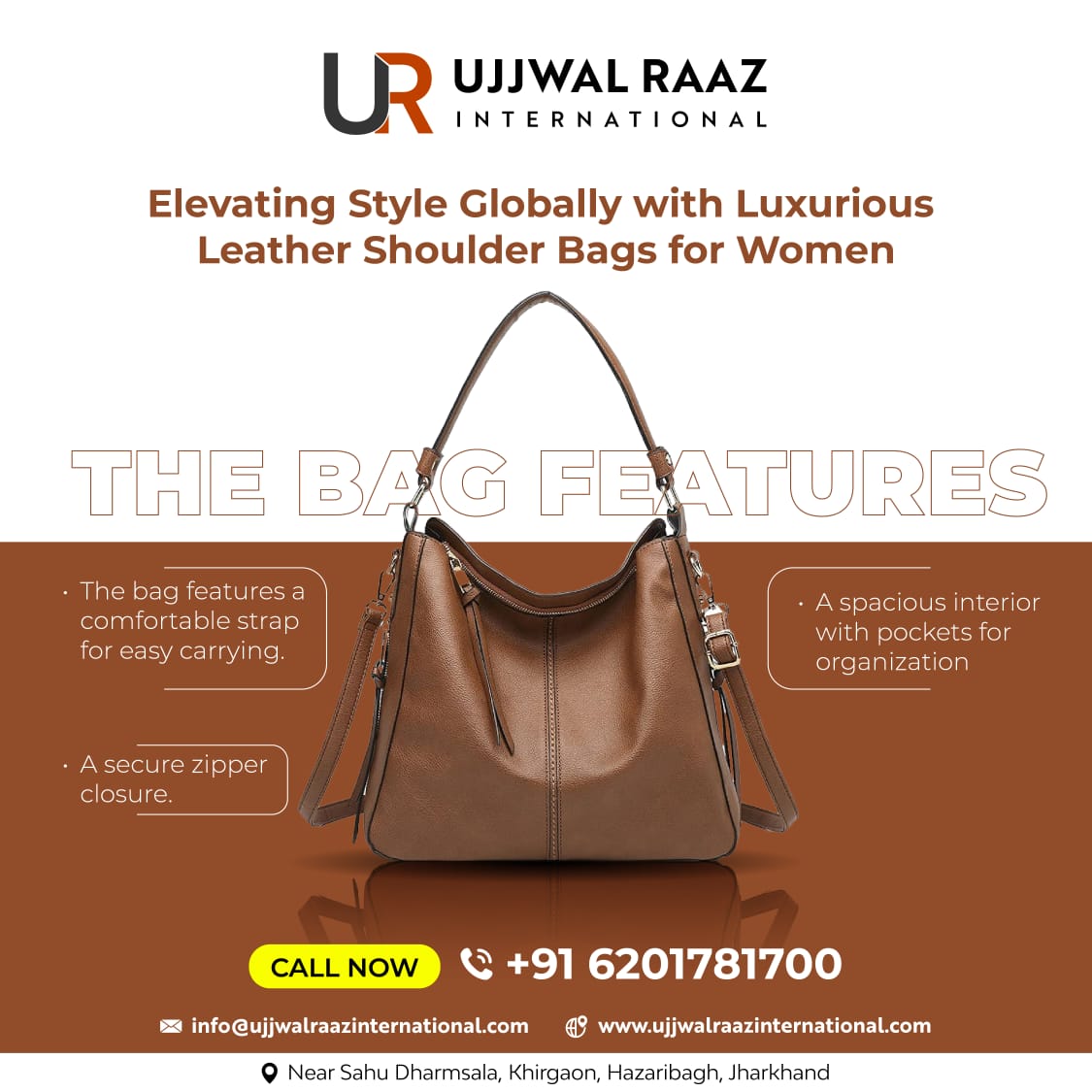 premium leather bag manufacturer