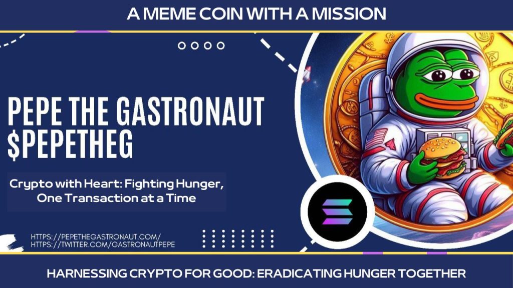 Pepe the Gastronaut Unveils Web3 Charity Initiative for Global Hunger Relief