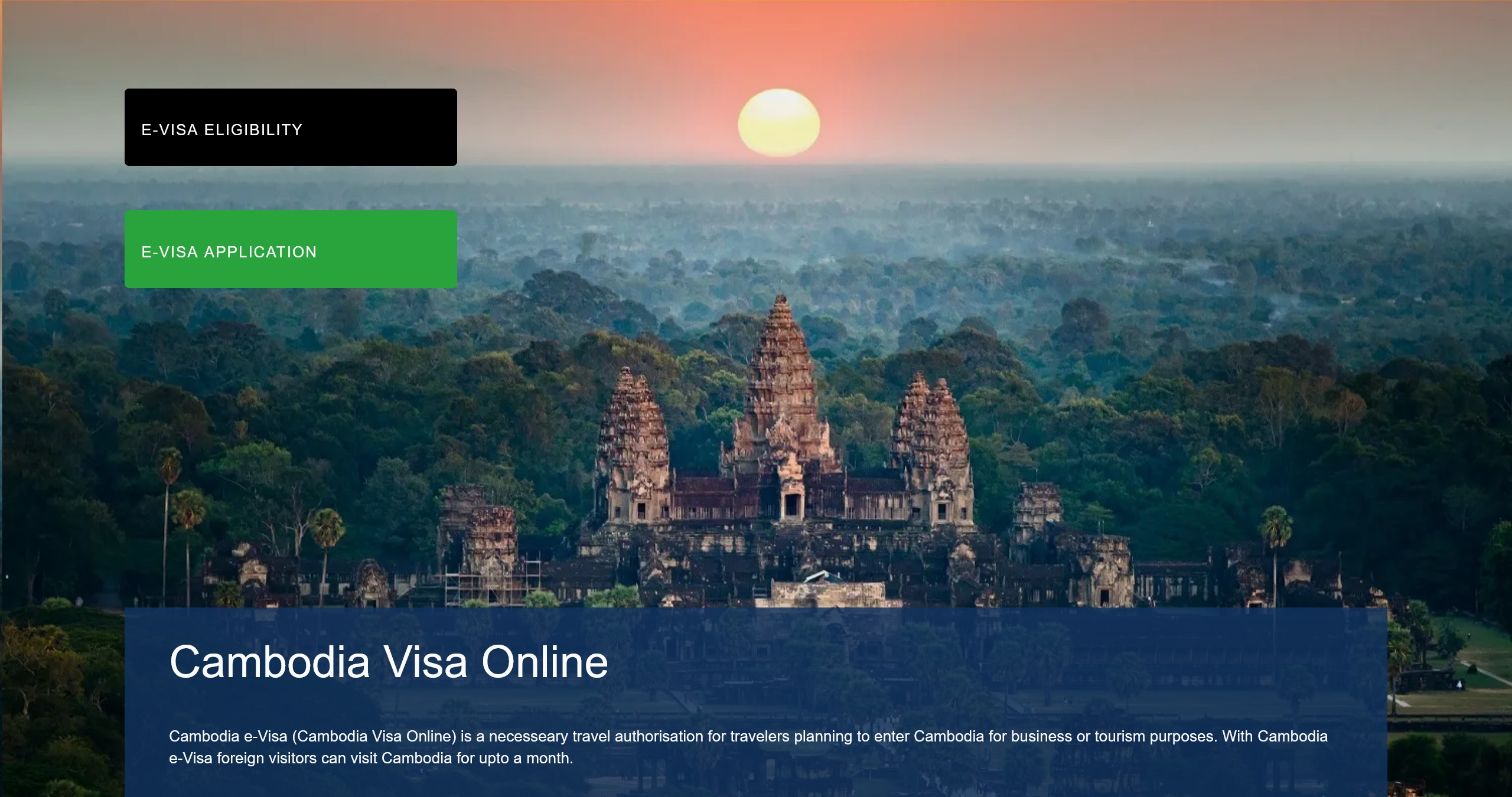 Cambodia Visa For Mexican, Dutch, New Zealand, Norwegian, Polish Citizens