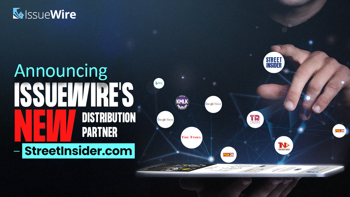 IssueWires New Distribution Partner  StreetInsider