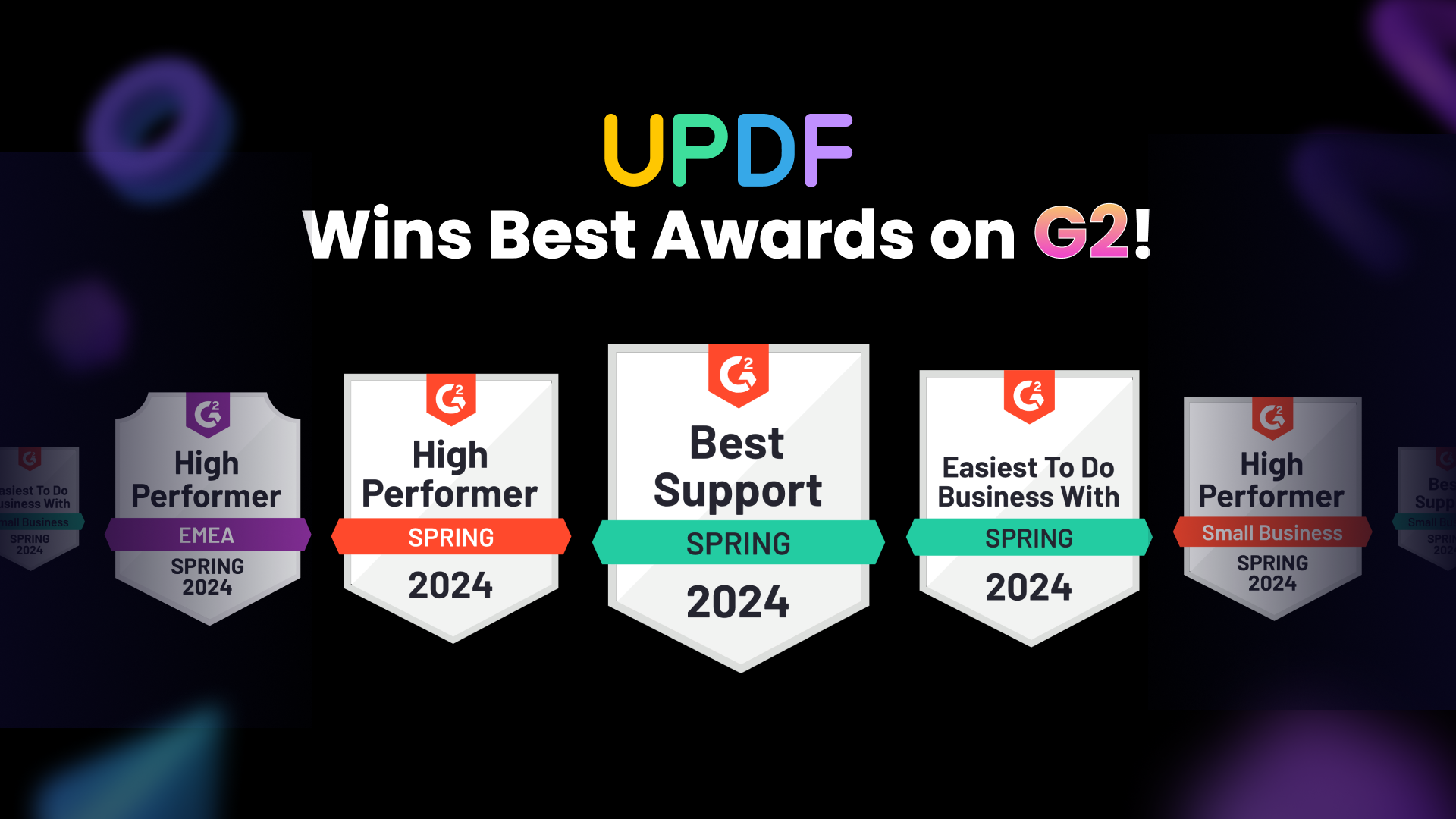 UPDF Wins Best Awards on G2 Spring 2024 Report!