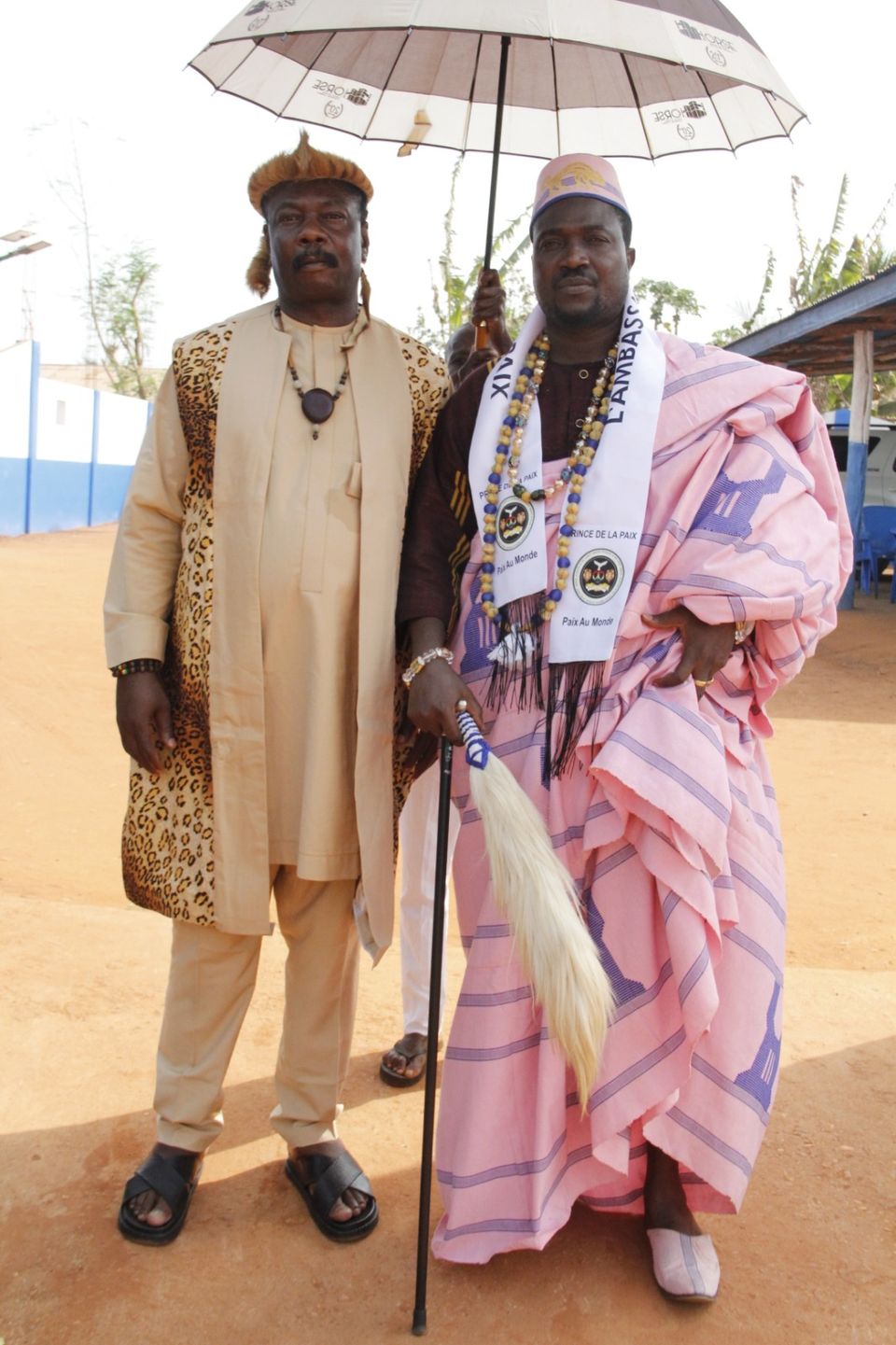 Prince Emeka and King of Possotome SA Anagonou LATE Ayolomi II